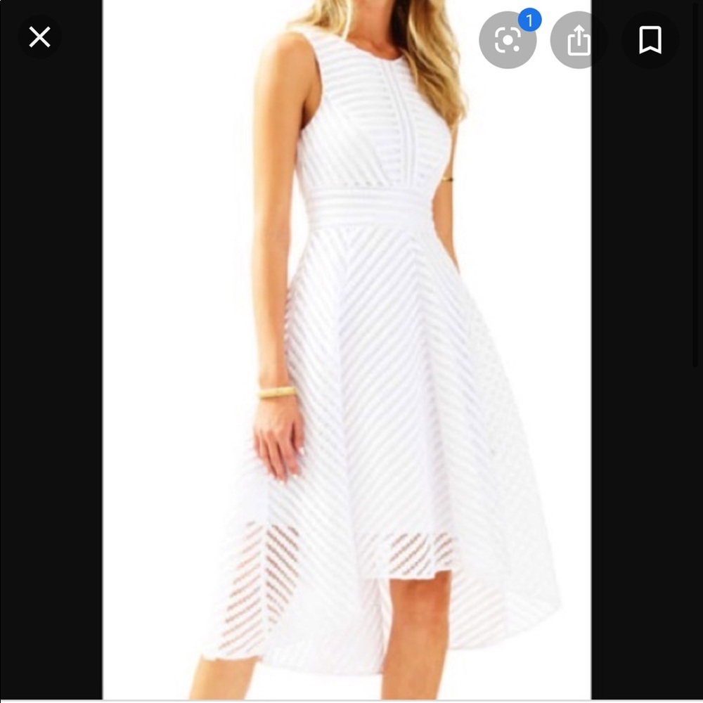 Lilly Pulitzer white tilly dress